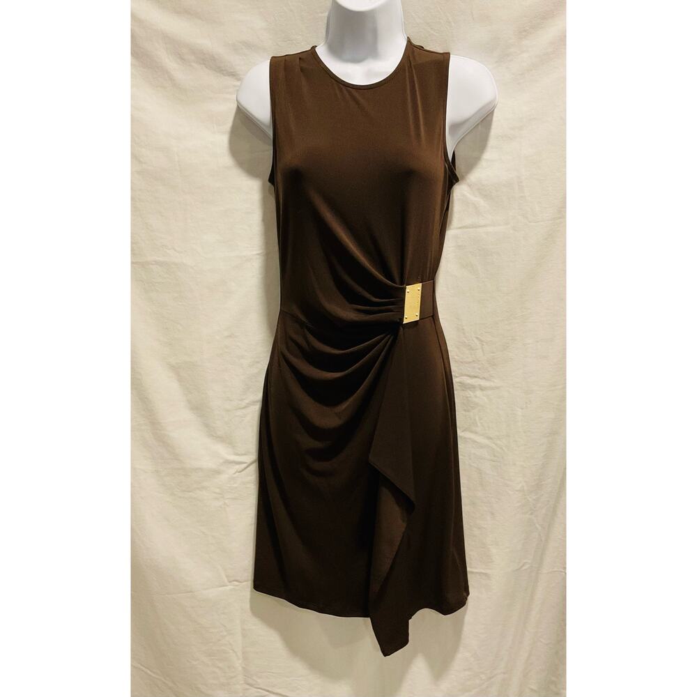 Michael Michael Kors Dress Career Office knee length Womens Sz M Sleeveless